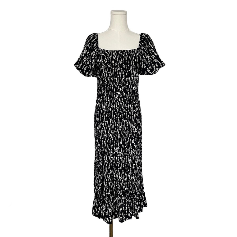 Trixxi Black and White Floral Dress Size M